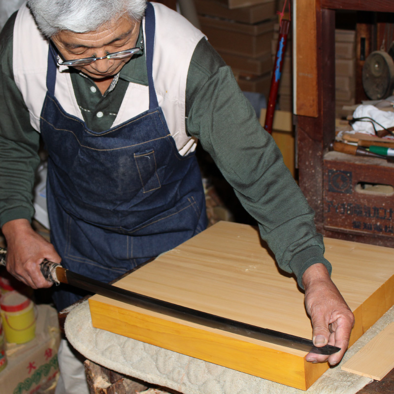 本榧卓上将棋盤（駒台付）