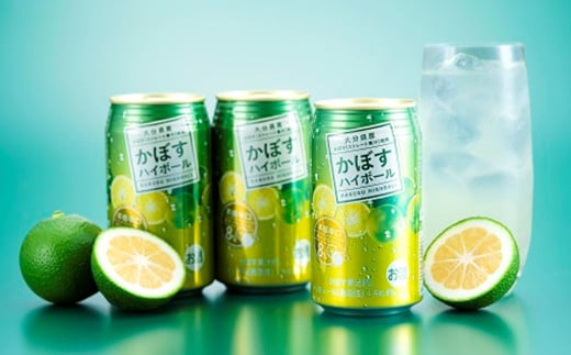 かぼすハイボール 8% 340ml×24本 | お酒 酒 アルコール アルコール8％ 大分県産かぼす使用 九州産 チューハイ かぼすサワー かぼす カボス ハイボール 大分県 中津市