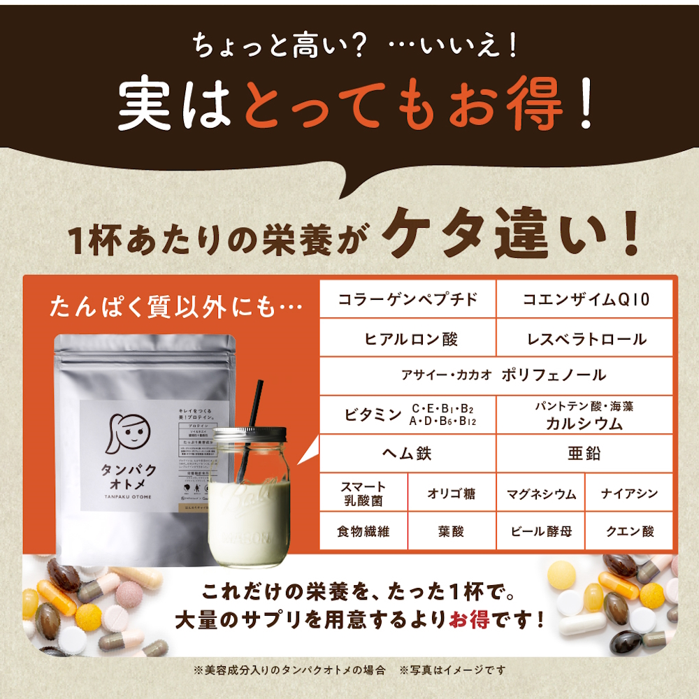 プロテイン タンパクオトメ SOY 1袋 ソイショコラ風味 | プロテイン ソイプロテイン ホエイプロテイン 女性 プロテイン 美容 プロテイン プロテインシェイカー プロテイン サプリメント タマチャンショップ 大分県 中津市