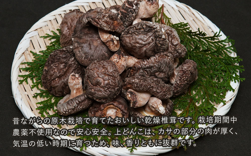 乾燥椎茸 国産 上どんこ270g | 乾しいたけ 干し椎茸 原木椎茸 干しシイタケ 干ししいたけ 九州野菜 産地直送 大分県産 九州産 中津市 送料無料