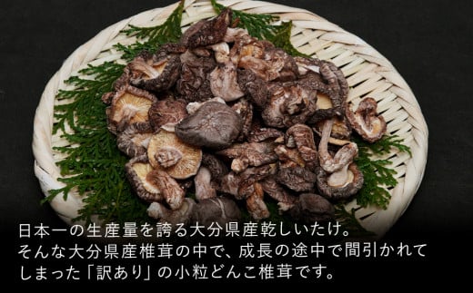 乾燥椎茸 国産 訳あり 小粒どんこ 300g | 乾しいたけ 干し椎茸 乾し椎茸 しいたけ 乾燥しいたけ 干しシイタケ 干ししいたけ  原木 大分県産 九州野菜 産地直送 九州産 中津市 送料無料