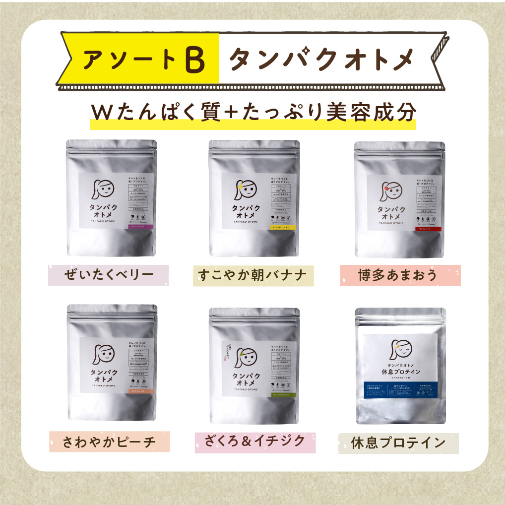 【2カ月毎に6回お届け】タンパクオトメ 隔月定期便（1年）B 2カ月毎に6回お届け | プロテイン ソイプロテイン ホエイプロテイン 女性 プロテイン 美容 プロテイン プロテインシェイカー プロテイン サプリメント 定期 定期便 タマチャンショップ 大分県 中津市