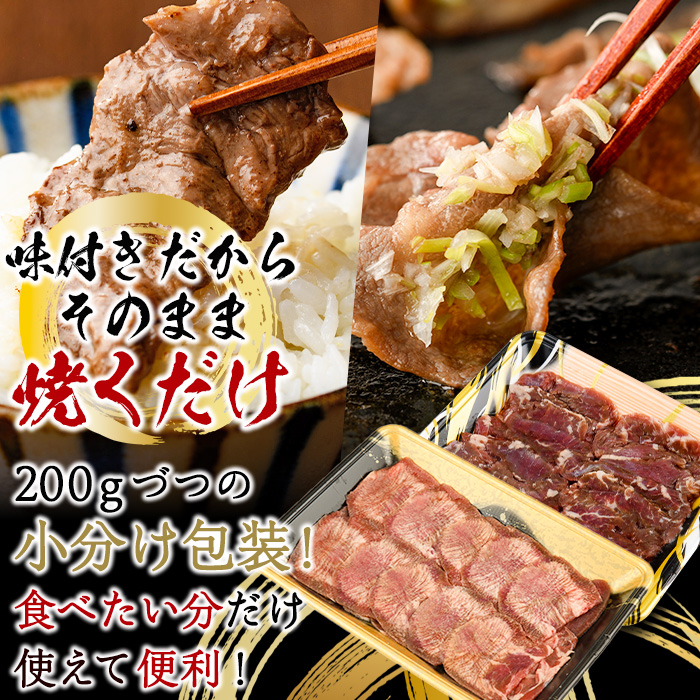 ＜定期便・全3回 (4か月ごとの発送)＞たっぷり！ 薄切り 塩 牛タン・牛ハラミ セット (総量3.6kg) 小分け 牛肉 肉 タン たん ハラミ はらみ 詰め合わせ 味付け 焼肉 BBQ 冷凍 大分県 佐伯市【DH330】【ネクサ】