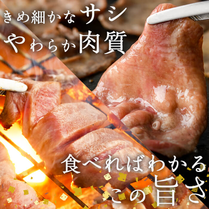 ＼あなたはどっち派？／ 厚切り牛タン・薄切り牛タン 食べ比べセット (合計400g) 小分け 牛肉 肉 お肉 牛たん タン タン塩 塩タン 厚切り 薄切り セット 詰め合わせ 味付け 焼肉 塩 BBQ 冷凍 佐伯市【DH341】【ネクサ】