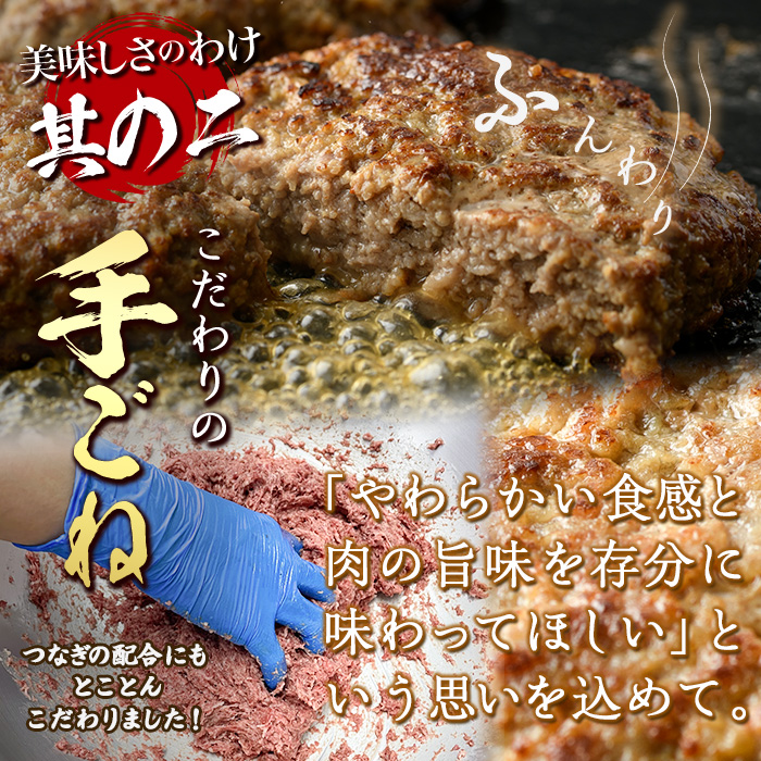 おおいた和牛 100% 手ごね 生ハンバーグ (計900g・150g×6個) 国産 牛肉 肉 霜降り A4 和牛 ブランド牛 冷凍 大分県 佐伯市【DH267】【(株)ネクサ】