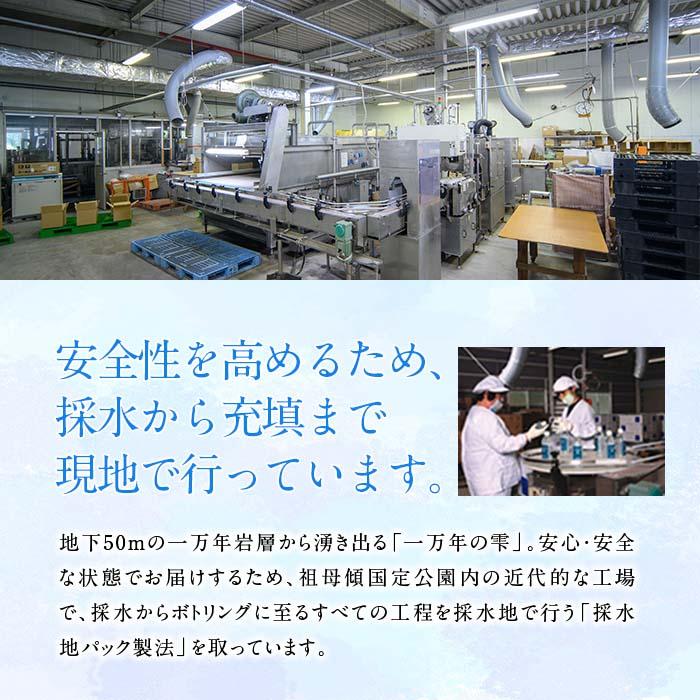 ミネラルウォーター 一万年の雫 軟水 (500ml×24本・2L×6本) 国産 お水 ミネラル 天然 料理 健康 維持 大分県 佐伯市 防災 常温 常温保存【BM85】【(株)ウェルトップ】