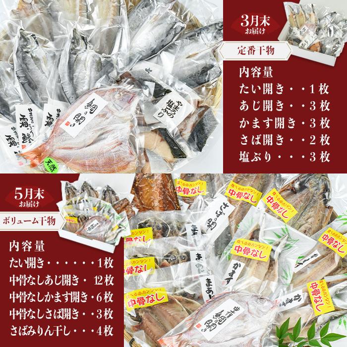 ＜定期便・全5回＞職人直送 干物 定期便 (該当月お届け) 定期便 簡単 調理 干物 たい あじ かます さば ぶり いさき いとより あつめし ぶりしゃぶ  開き 魚 海鮮 冷凍 詰め合わせ セット やまろ渡邉 【DL10】【鶴見食賓館】