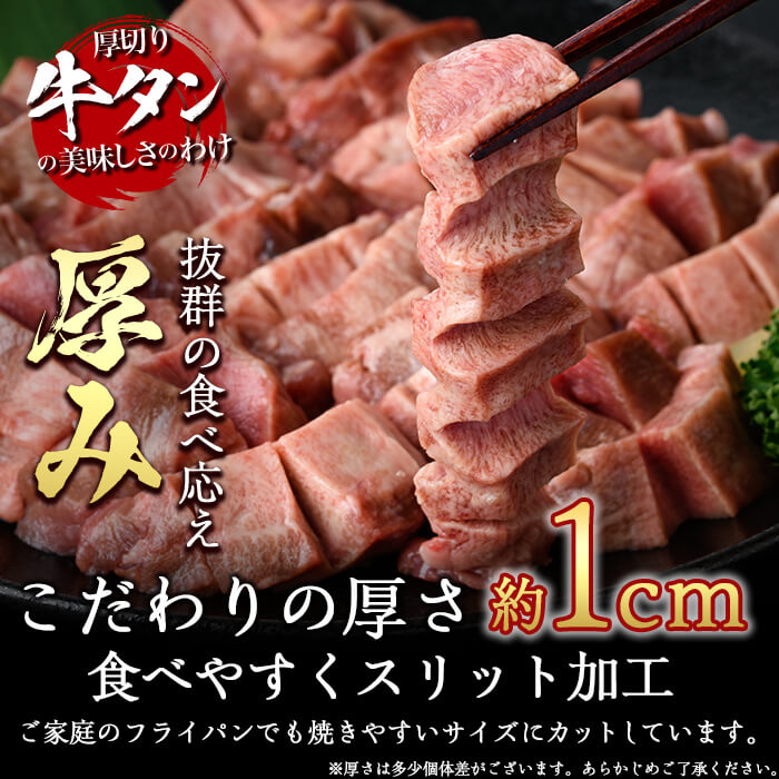 ＼あなたはどっち派？／ 厚切り牛タン・薄切り牛タン 食べ比べセット (合計800g) 小分け 牛肉 肉 お肉 牛たん タン タン塩 塩タン 厚切り 薄切り セット 詰め合わせ 味付け 焼肉 塩 BBQ 冷凍 佐伯市【DH342】【ネクサ】