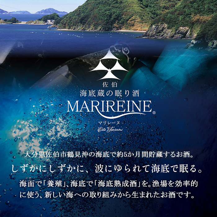 海底貯蔵 赤ワイン MARIREINE ロネア コート デュ ローヌ レジョンド デ トック2024 (750ml・1本) ワイン 赤ワイン 酒 パーティー 海底蔵の眠り酒 熟成 大分県 佐伯市【FP033】【フルタ酒店】