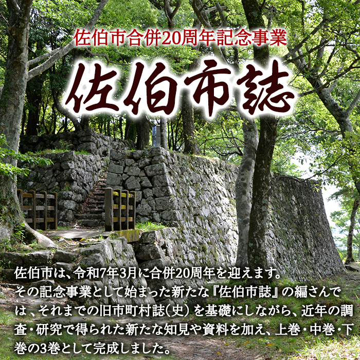 佐伯市誌 上・中・下巻 (全3巻) 本 書籍 歴史 資料 通史 古代 文芸 民俗 文化財 大分県 佐伯市 【HR01】【佐伯市教育委員会社会教育課】