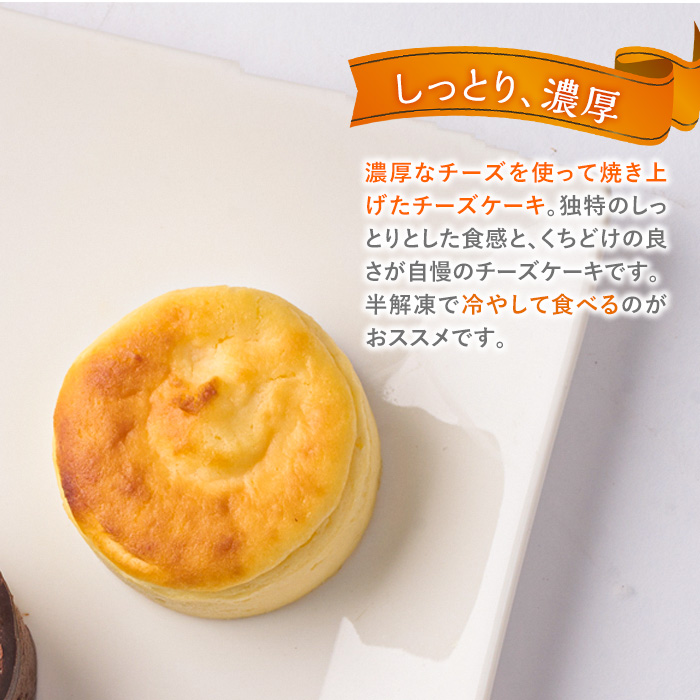 濃厚ミニチーズケーキ (計10個) チーズケーキ チーズ スイーツ 冷凍 お菓子 おやつ 焼き菓子 お取り寄せ 大分県 佐伯市【AJ87】【(有)ケーキ大使館クアンカ・ドーネ】