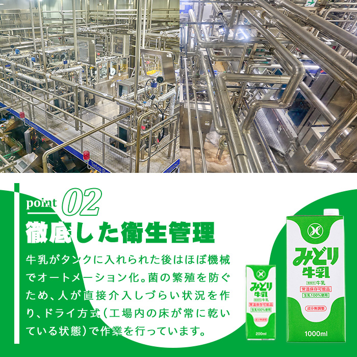  みどり牛乳(計12L・1000ml×12本)常温 保存 ミルク 生乳 長期保存 ロングライフ 乳製品 防災 備蓄 大分県 佐伯市【GT02】【九州乳業株式会社】