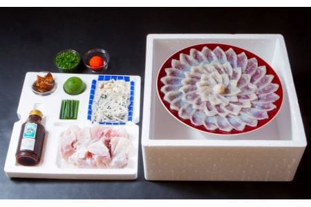 臼杵とらふぐ刺しふぐ鍋セット（4～5人前）［冷蔵］ふく亭別館・高島水産