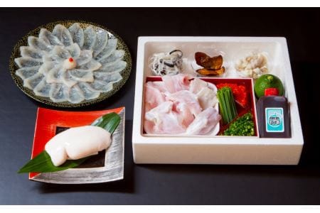 【白子付】臼杵とらふぐ刺しふぐ鍋セット（3人前）［冷蔵］ふく亭別館・高島水産
