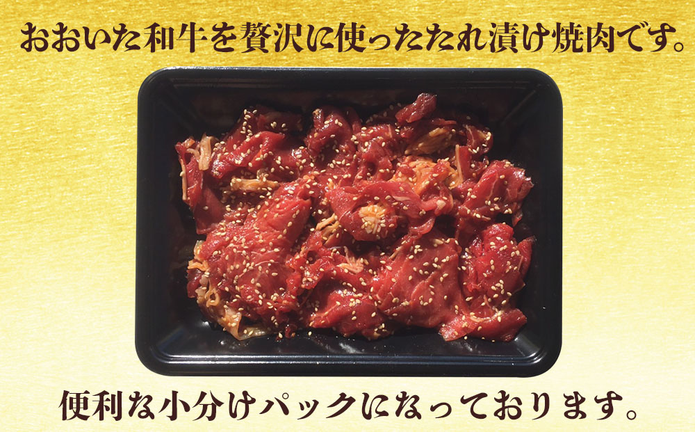 おおいた和牛 たれ漬け焼肉 150g×16p 合計約2.4kg 牛肉 豊後牛 国産牛 炒め物 丼 牛丼 プルコギ バーベキュー おかず お弁当 小分け 時短料理 惣菜 冷凍 大分県産 九州産 津久見市 国産