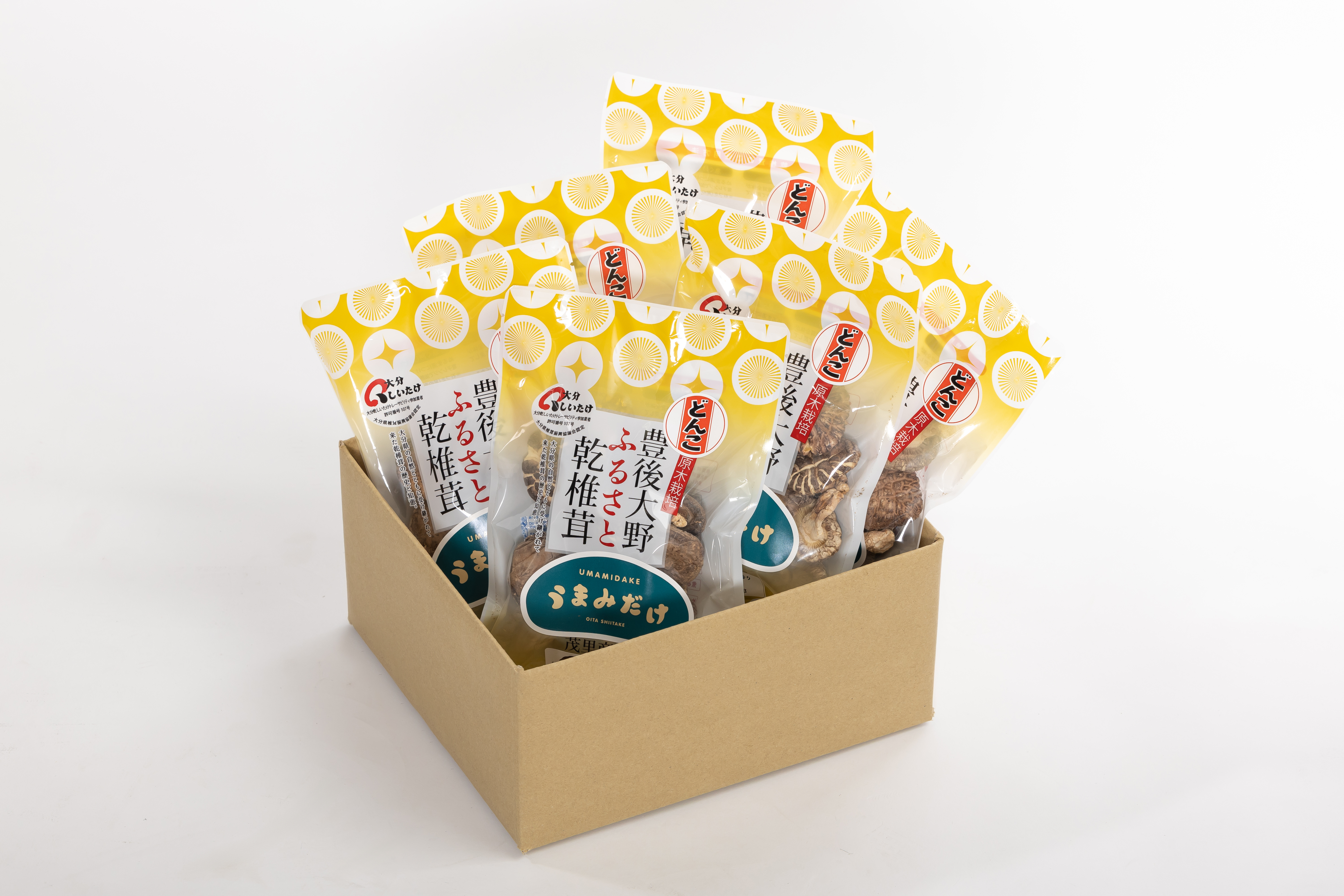 原木椎茸 どんこ椎茸 小袋セット 300g (50g×6袋) | 椎茸 シイタケ うまみだけ しいたけ どんこ 干ししいたけ 九州 大分県 原木栽培 九州 送料無料 津久見市【tsu006005】