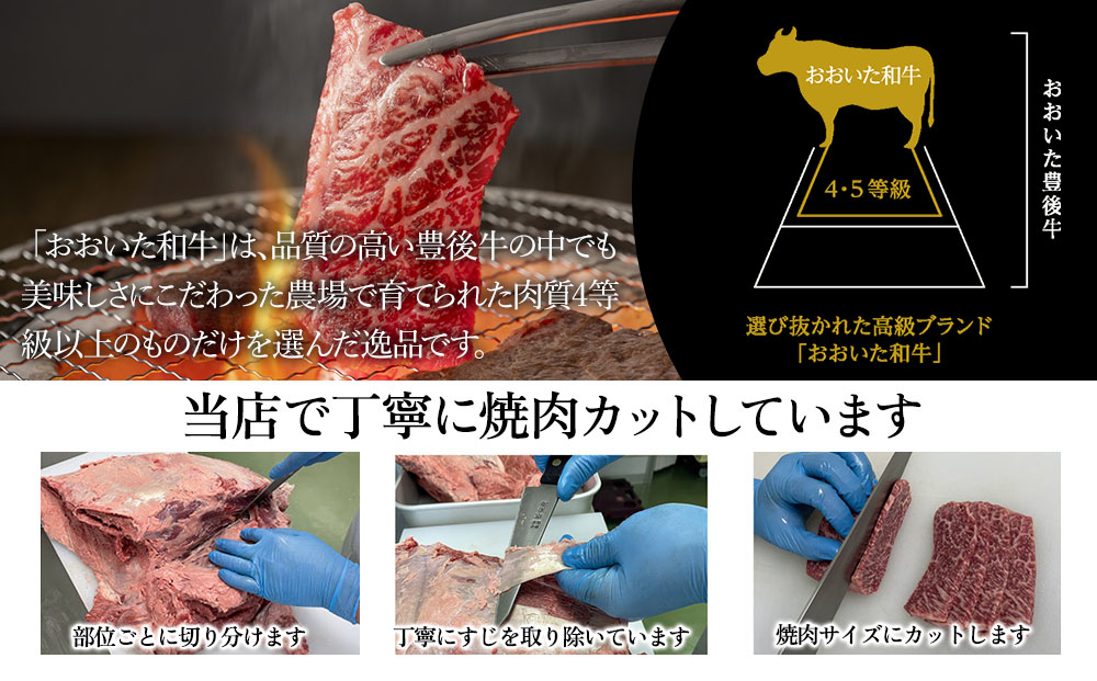 おおいた和牛 赤身カルビ250g・カルビ焼肉300g セット 牛肉 和牛 ブランド牛 黒毛和牛 赤身肉 焼き肉 焼肉 バーベキュー 大分県産 九州産 津久見市 熨斗対応【tsu0018028】