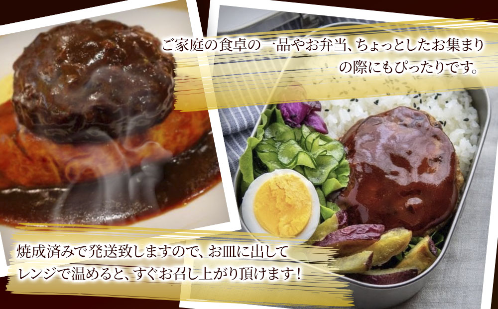 おおいた和牛100% デミハンバーグ 約150g×10個 合計約1.5kg 牛肉 豊後牛 ハンバーグ おかず お弁当 小分け レンジ 時短料理 惣菜 冷凍 大分県産 九州産 津久見市 国産