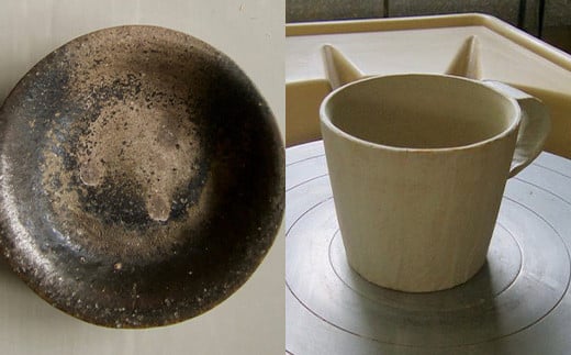 無風窯 マグカップ 白(ホワイト) ハンドメイド 陶器 手作り