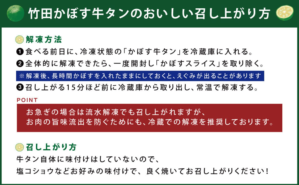 【13営業日以内発送】もつ鍋(こってり味噌) 2～3人前 & 竹田かぼす 厚切り 牛タン 250g×2