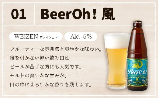 Beer Oh！味くらべ セット 3種（風・花・星）各330ml×3種 クラフトビール