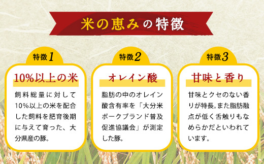 大分県産ブランド豚「米の恵み」こま切れ 約2.5kg 切り落とし モモ 肩 小分け