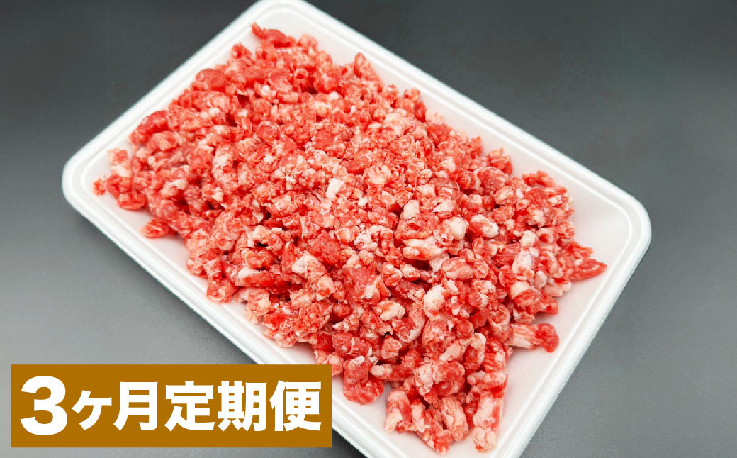 【3カ月定期便】 おおいた和牛 ミンチ 約500g 計約1.5kg