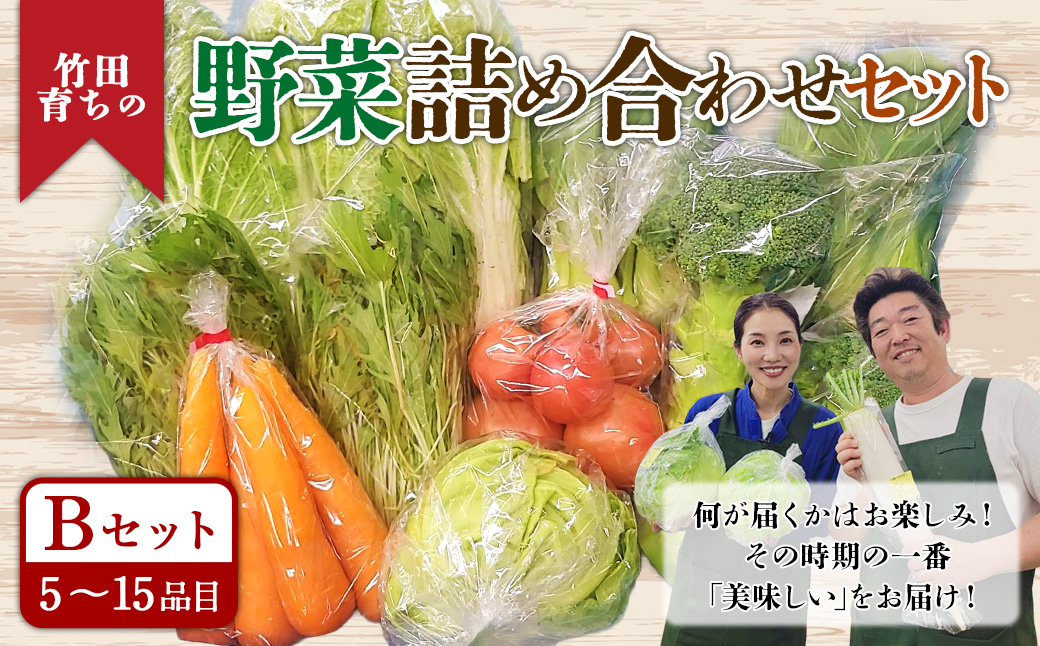 その時期の一番美味しいをお届け！ 竹田育ちの 「野菜詰め合わせセット」 B