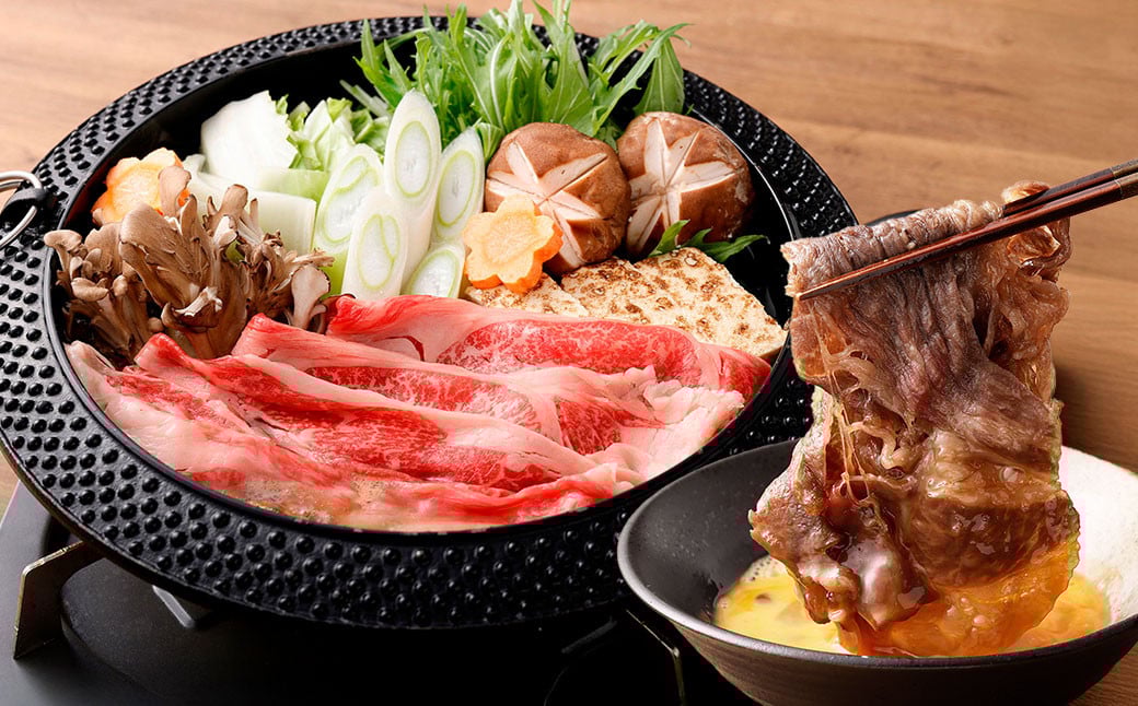 【6ヶ月定期便】おおいた和牛すき焼き用 2種 約1.2kg（約600g×2箱）（クラシタロース・ブリスケスライス）×6回 計約7.2kg