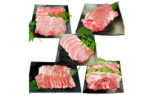 大分県産ブランド豚 「米の恵み」 豚肉まつり 5種セット 計3.6kg 豚肉 小分け