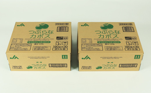 つぶらなカボス 60本（30本入×2ケース） 190g ／ つぶらな つぶらなカボス ジュース 2ケース かぼすドリンク 清涼飲料水 人気 子供 おすすめ 果汁飲料 ご当地ジュース かぼす 飲料 60本 詰めあわせ ギフト プレゼント セット 贈答 家庭用 JAフーズおおいた ＜131-201＞