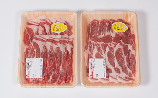 大分県産 米の恵み豚 肩ロース 計900g（生姜焼き用・しゃぶしゃぶ用） 国産 人気 冷凍 豚肉 米の恵み 生姜焼き しゃぶしゃぶ スライス 肩ロース ＜130-016＞