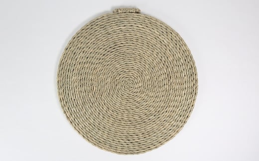 円座（直径60cm）[大分県国東半島産の七島藺（しちとうい）使用] 民芸品 工芸品 大分県 日用品 円座 ＜071-009＞
