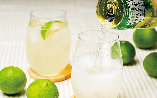 かぼすハイボール（1ケース/24本）【アルコール8% 本格辛口】＜084-006_5＞