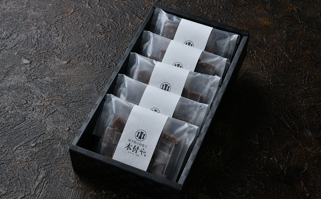 一口羊羹（小豆）5袋セット【和菓子 木付や】 ／ 和菓子 お菓子 羊羹 一口 ようかん ヨウカン ギフト お取り寄せ ＜117-021＞