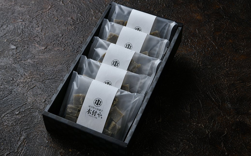 一口羊羹（抹茶）5袋セット【和菓子 木付や】 ／ 和菓子 お菓子 羊羹 一口 ようかん ヨウカン ギフト お取り寄せ ＜117-022＞