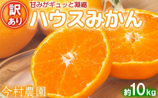 【訳あり・優品】今村農園のハウスみかん 約10kg みかん 柑橘 10kg わけあり 先行予約 7月 フルーツ ＜107-004＞