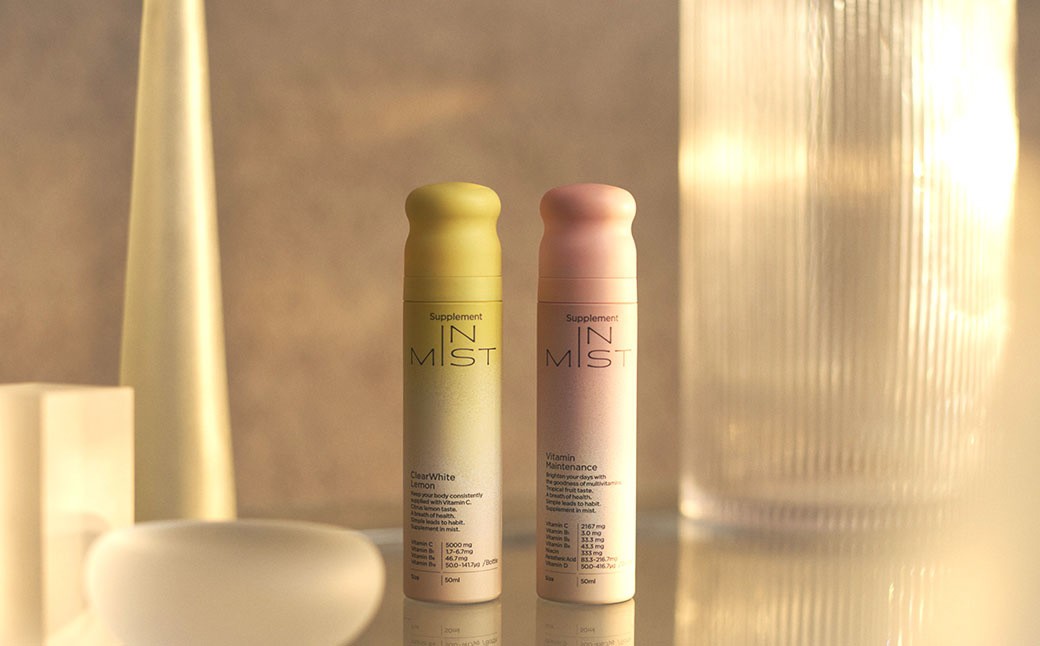 180-1321 ミストで飲むサプリメントIN MIST アソート 2本 ビタミン マルチビタミン メンテナンス ミスト サプリメント サプリ レモン トロピカルフルーツ ビタミンB ビタミンC ビタミンD