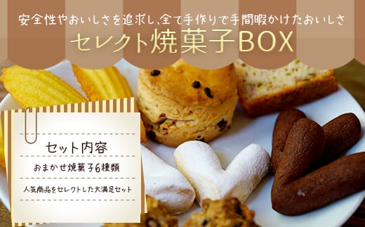 046-222 セレクト 焼菓子 BOX 6種類 おまかせ