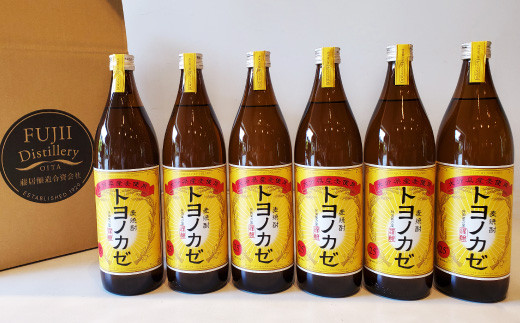 088-758 麦焼酎 トヨノカゼ 計5.4L (900ml×6本入り) 25度 セット 焼酎