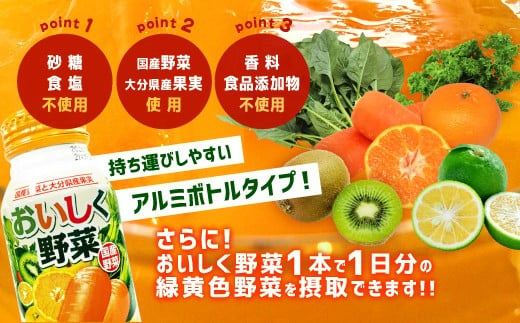 022-366 New! おいしく野菜 190g×30本×2ケース 