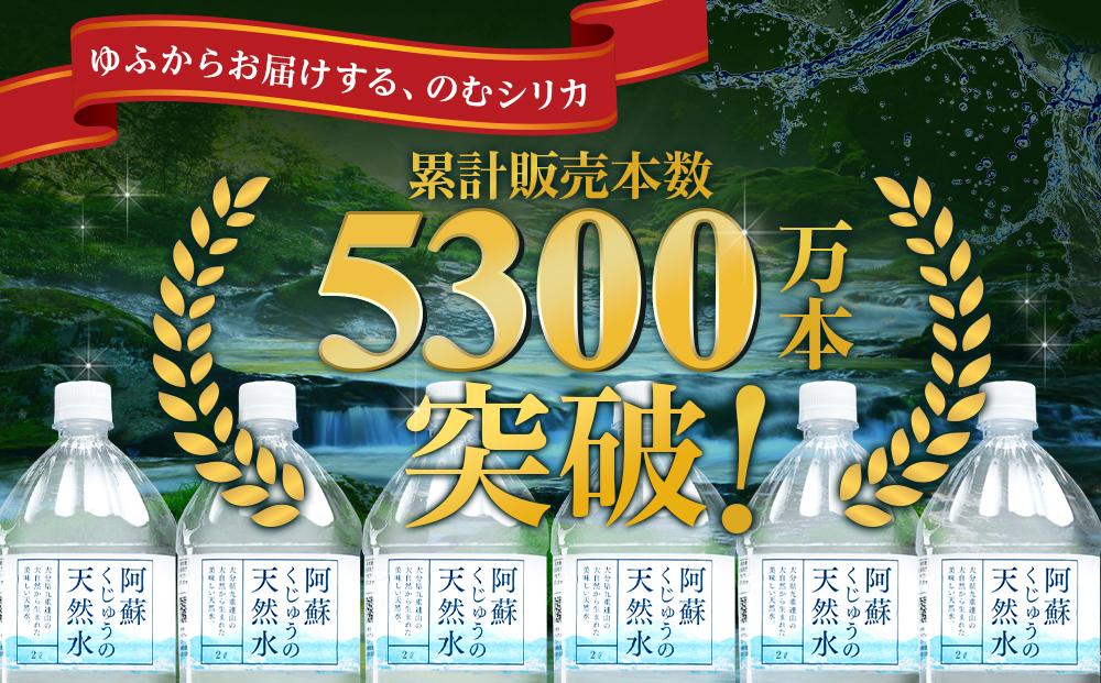 阿蘇くじゅうの天然水 2L×12本（6本×2ケース）【名水百選】＜天然シリカ71mg/L　硬度約41mg/L＞トライアル