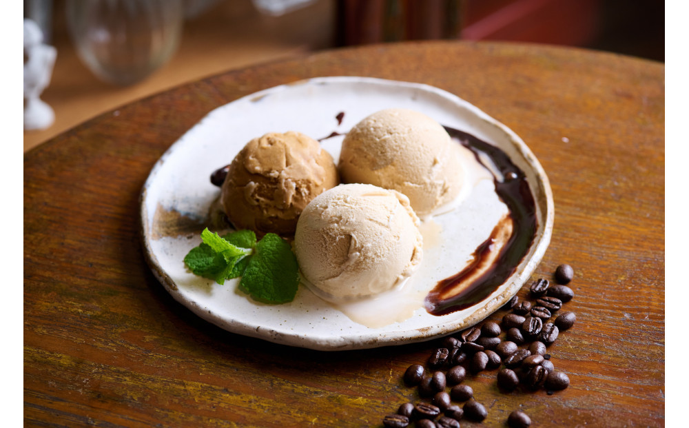 【待望のコラボ企画！】ユフノカタチ ~3種のコーヒーアイス~（3種×2個　計6個）