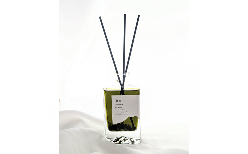 湯布院　ＭＩＫＡＴＡ KO-HA(香葉)のリードディフューザーNo.04 蒼爽