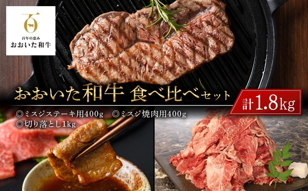 ＜定期便 全3回＞おおいた和牛 食べ比べ 【総計4.6kg！】寄附額15万円コース（１）（切り落とし・上カルビ・サーロインステーキ等）