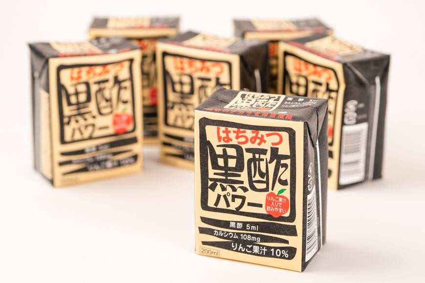 【ふるさと納税】【全6回定期便】はちみつ 黒酢 パワー おまとめ セット（32本入）健康 飲料 ジュース 使い切り 小分け 常温 大分 由布 九州 日本ハム