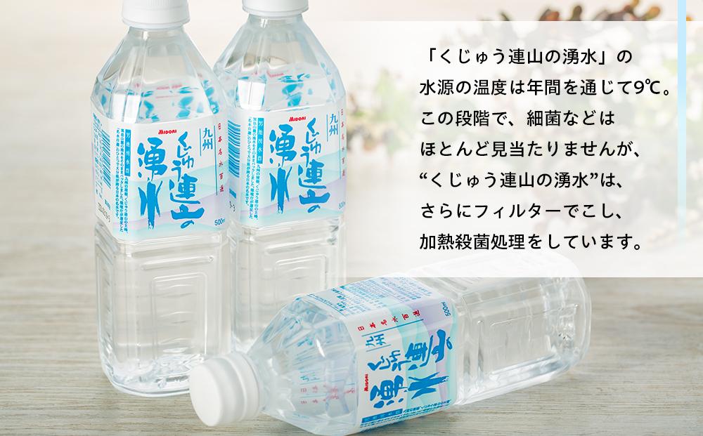 【日本名水百選】くじゅう連山の湧水 500ml×24本（1ケース）