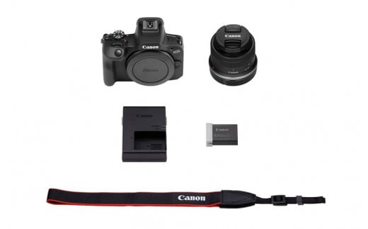【Canon】 キヤノン ミラーレスカメラ EOS R100 レンズキット 18-45mm スターターセット キャノン 一眼 家電_0033C