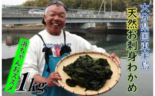 国東半島の天然お刺身わかめ（1kg）