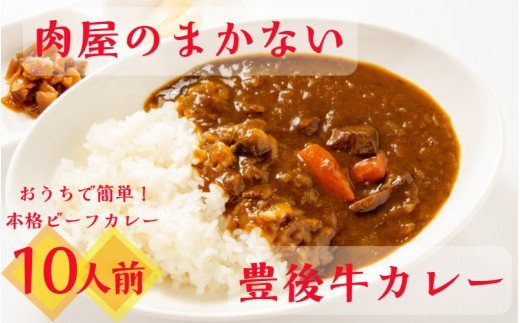 肉屋のまかない豊後牛カレー2.3kg（230g×10P）